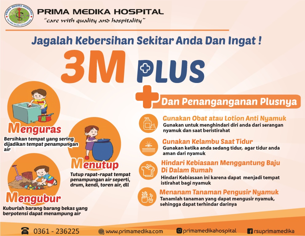 Cegah Demam Berdarah Dengan 3M Plus ! Apa itu ?