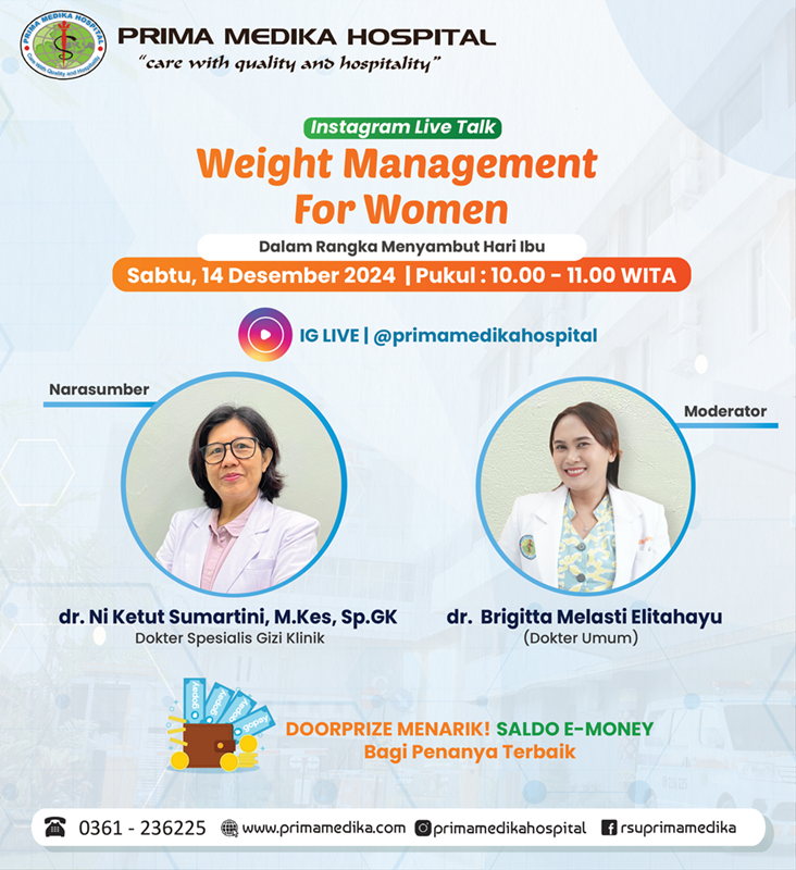Instagram Live Talk "Weight Management For Women"