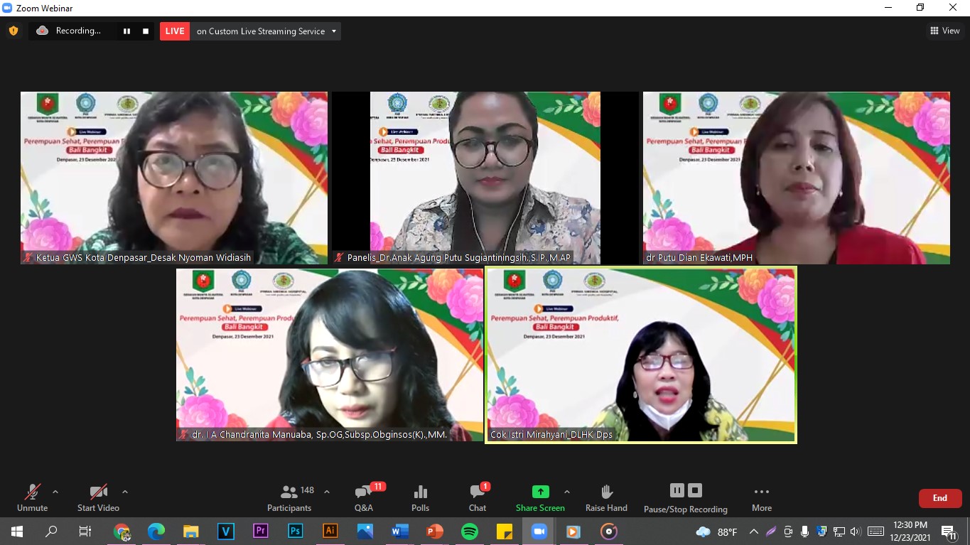 Make Mother's Day Momentum for Healthy Women, Productive Women, For A Rising Bali