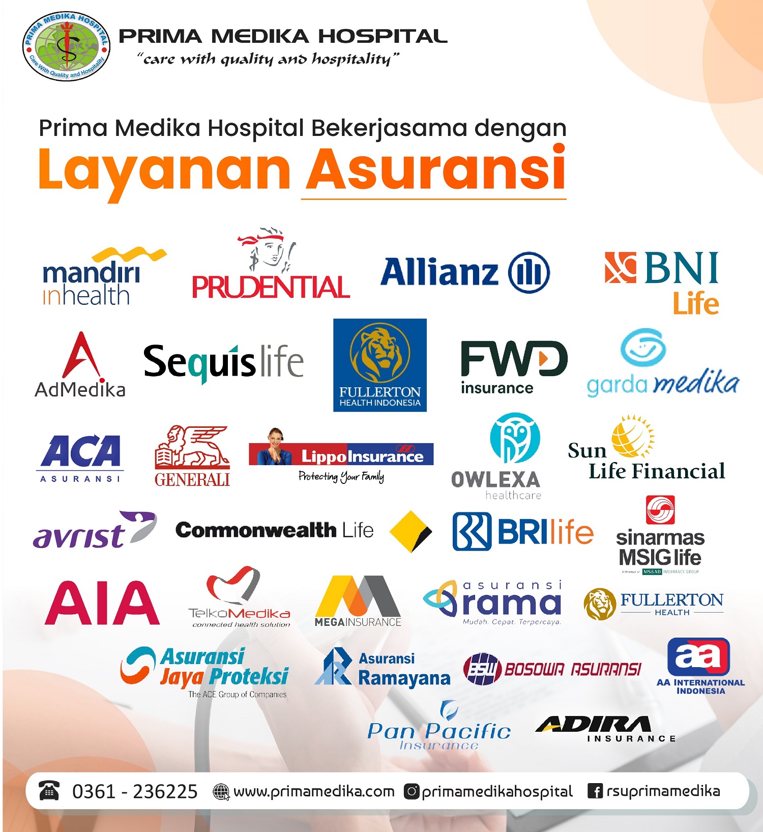 Mari Ketahui Apa Saja Layanan Asuransi Yang Dilayani Di Prima Medika Hospital