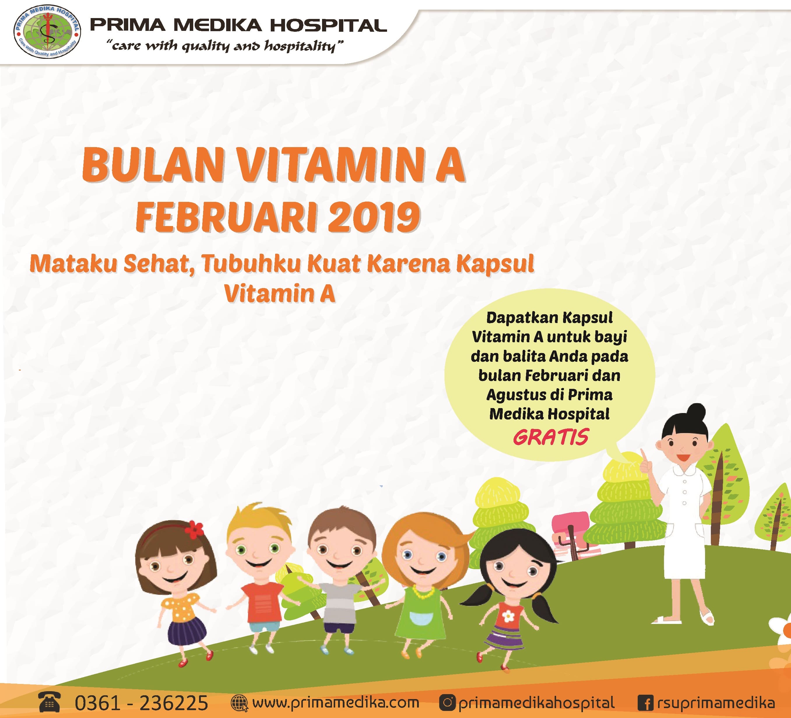 Menyambut Bulan Vitamin A, yuk datang Ke Prima Medika  !