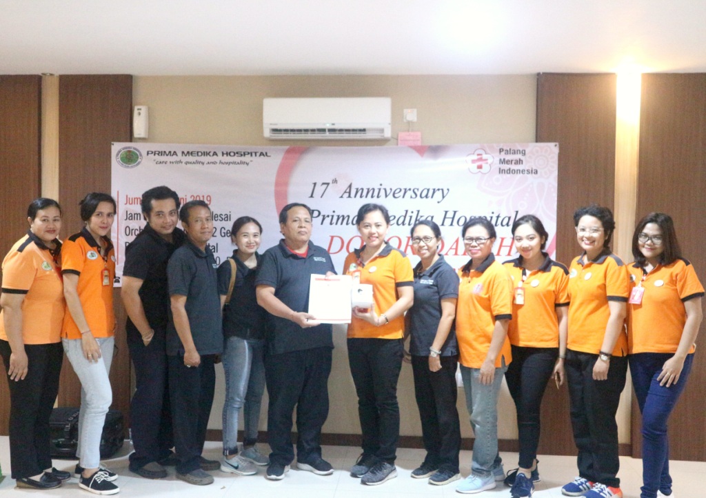 Menyambut Hut ke-17, Prima Medika Menggelar Donor Darah Bersama PMI Provinsi Bali