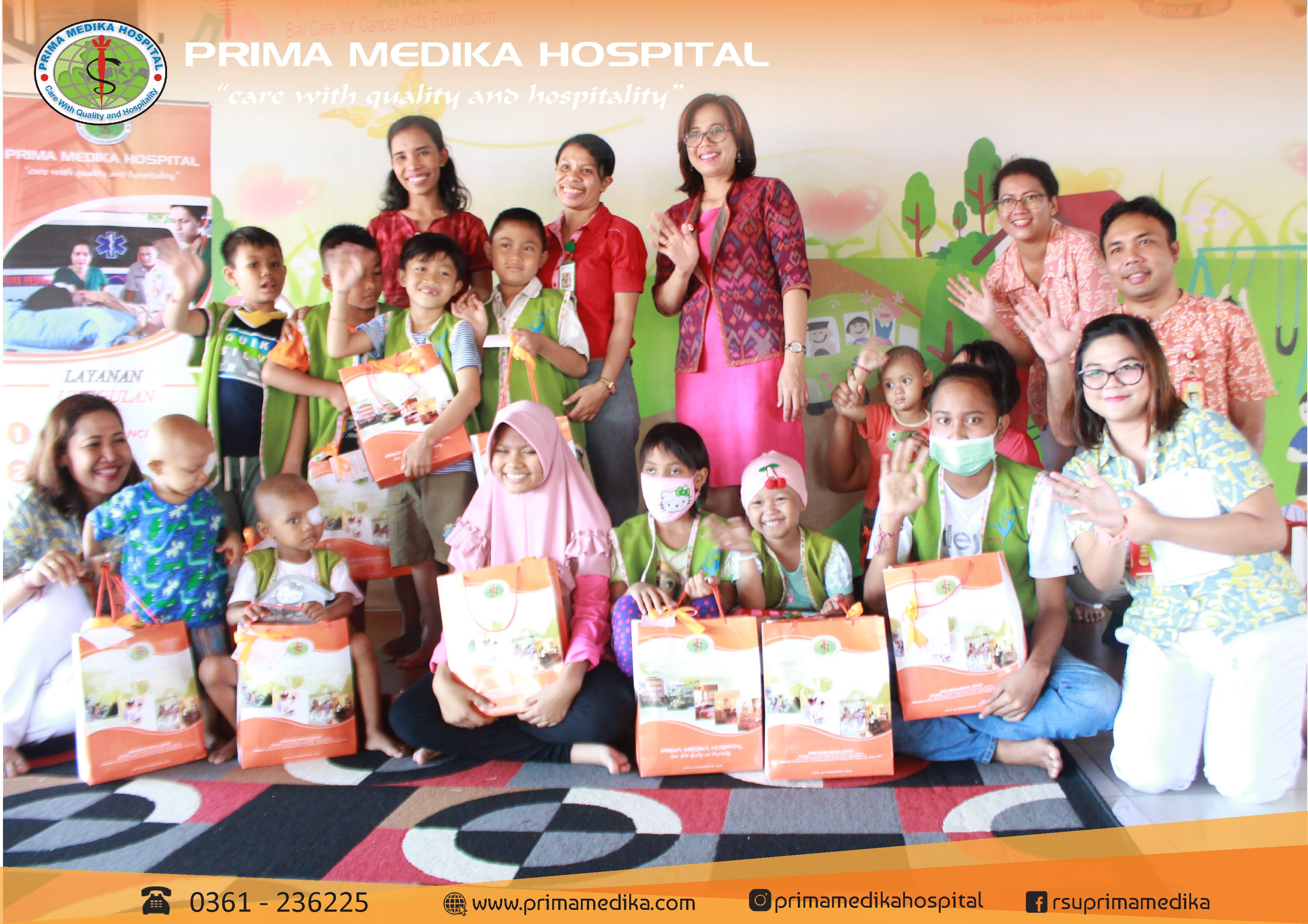 Prima Medika Hospital Kunjungi&nbsp;Rumah Singgah Yayasan Peduli Kanker Anak Bali 