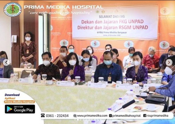 Prima Medika Hospital menerima kunjungan kerja Fakultas Kedokteran Gigi (FKG ) Universitas Padjajaran