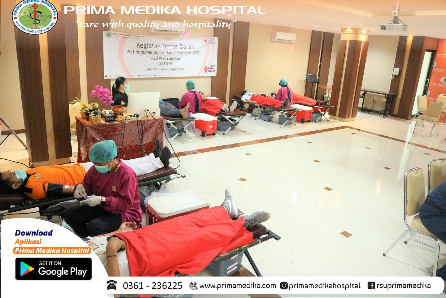 Rayakan HUT Ke-20, Prima Medika Hospital gelar donor darah