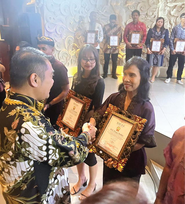 RSU Prima Medika has again won the Bali International Customer Satisfaction Award 2024