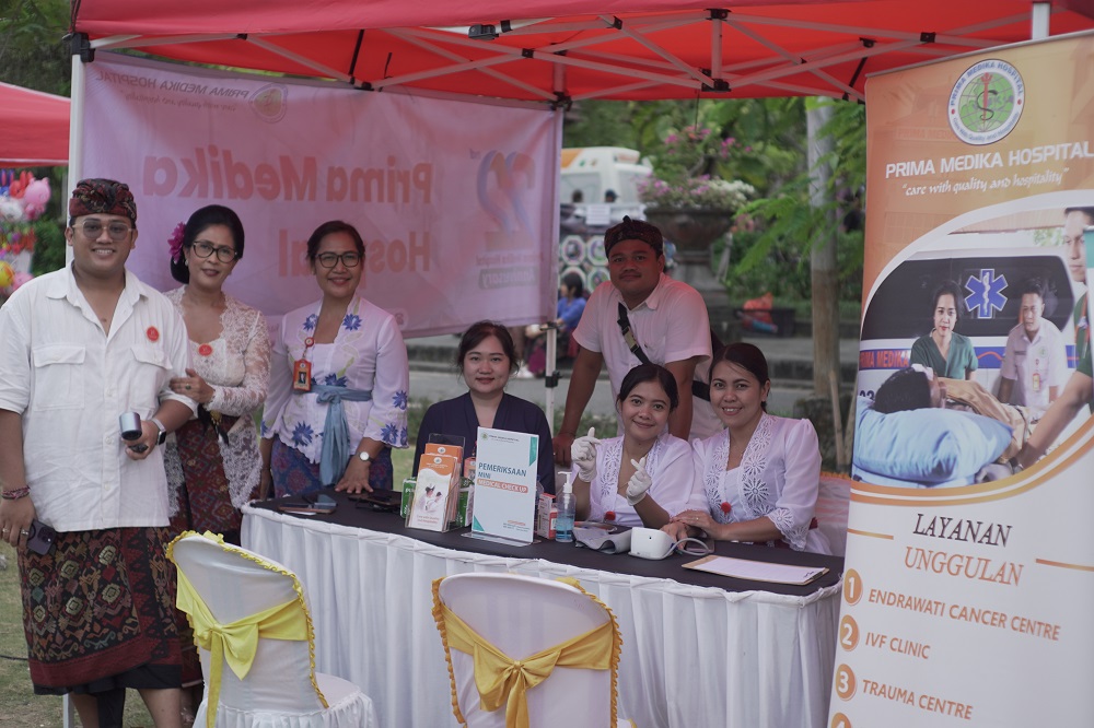 RSU. Prima Medika Support pemeriksaan mini GMC Pada Puncak Peringatan hari Anak Kota Denpasar