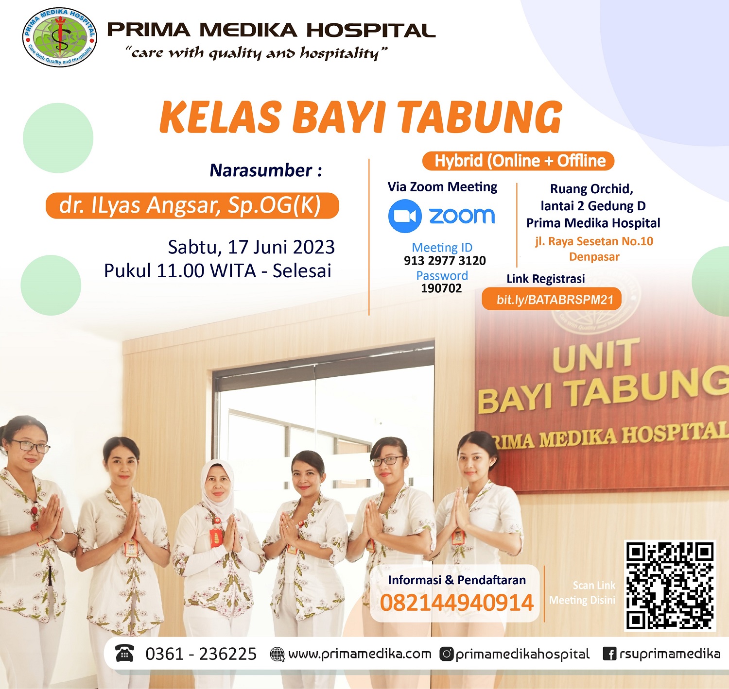 Yuk Ikuti Kelas Bayi Tabung Sesi Juni Prima Medika Hospital !