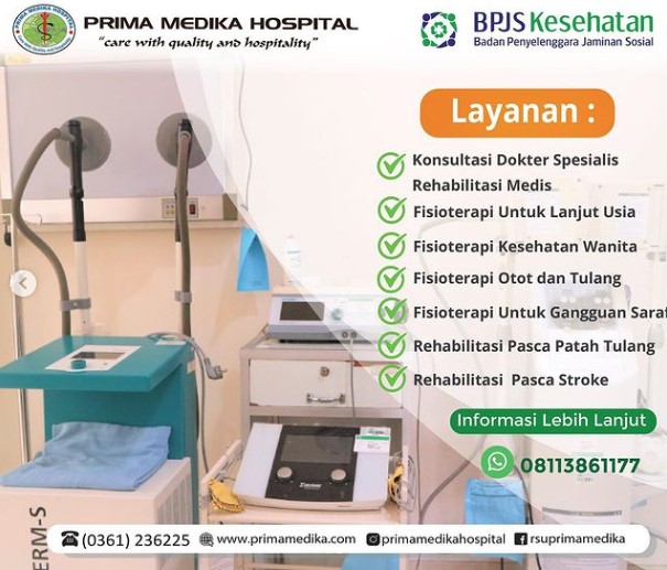 Let's Know Prima Medika Hospital's Medical Rehabilitation Services