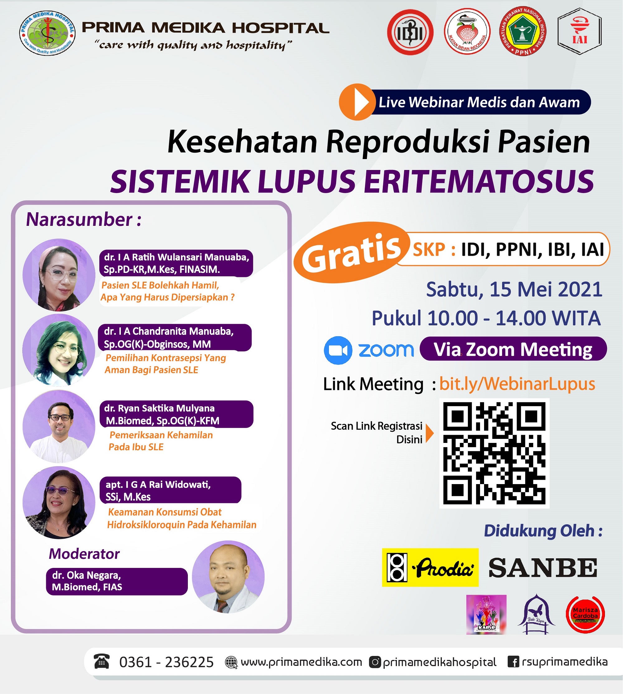 Yuk Ramaikan Webinar &ldquo;Kesehatan Reproduksi Pasien Sistemik Lupus Eritematosus&rdquo;