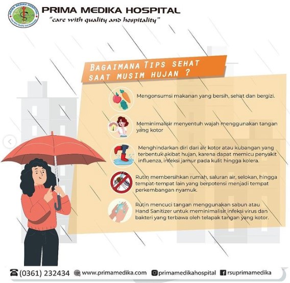 Yuk simak tips untuk menghadapi musim hujan saat ini 